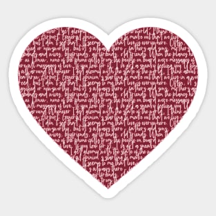 Love Actually Quote Sticker